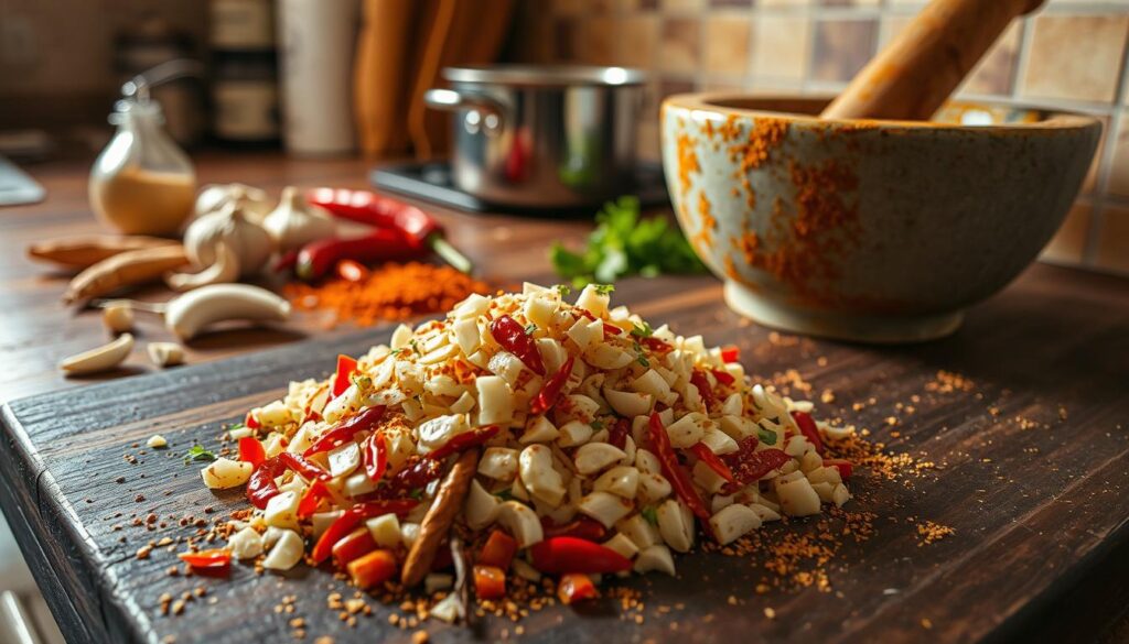Homemade Vindaloo Paste Preparation Homemade Vindaloo Paste Preparation