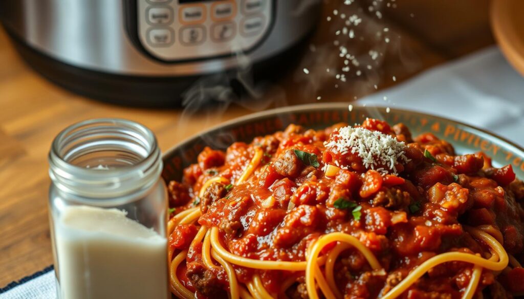 Instant Pot Spaghetti Sauce with Ground Beef Instant Pot Spaghetti Sauce with Ground Beef
