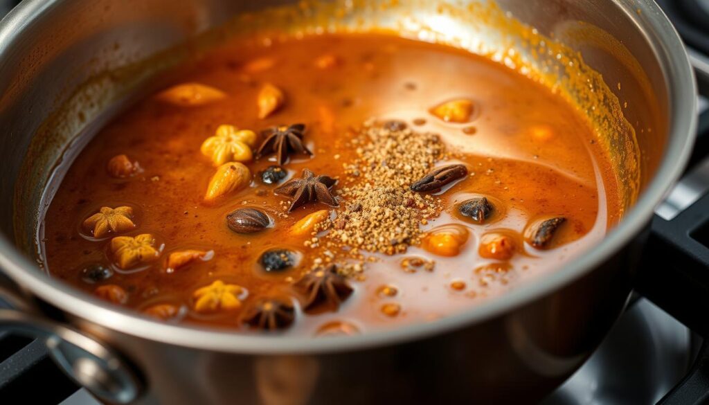 Spicy Curry Sauce Preparation Spicy Curry Sauce Preparation
