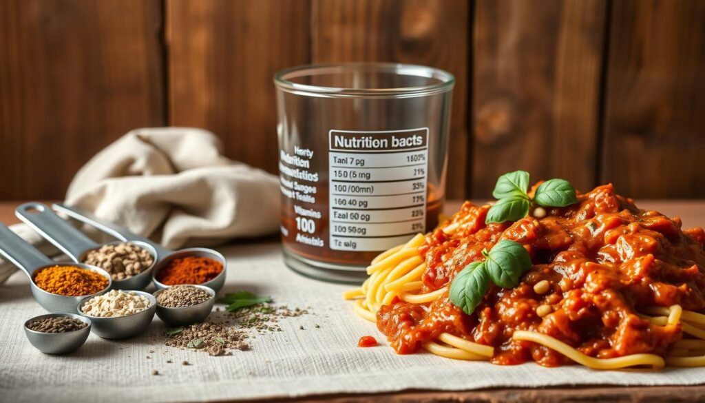 Turkey Bolognese Nutritional Profile Turkey Bolognese Nutritional Profile