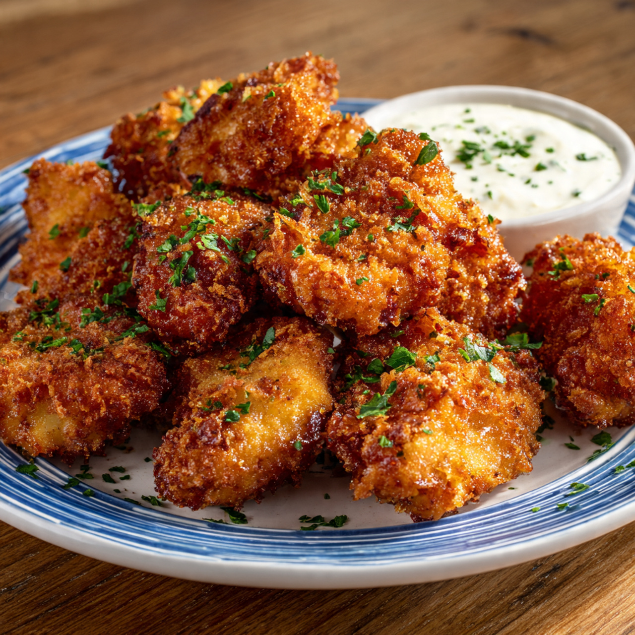 Crispy Boneless Chicken Wings recipe