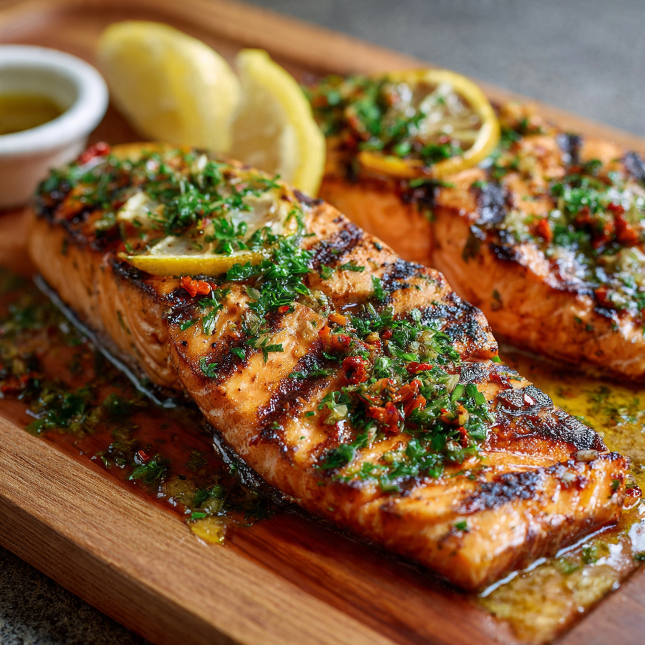 rilled Salmon Steak Recipe