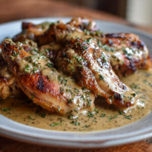 Smothered Turkey Wings Recipe