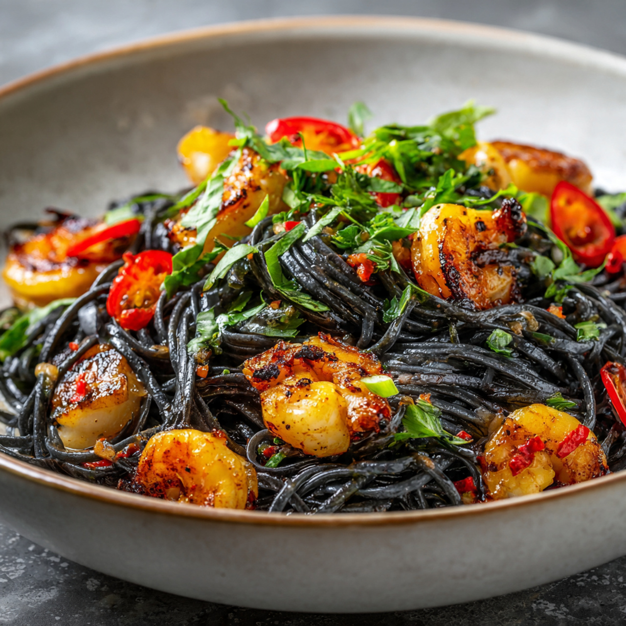 Squid Ink Seafood Pasta Recipe: You'll Love This Dish