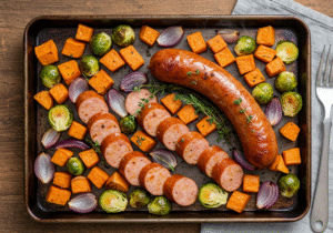 Turkey Kielbasa Recipes - Easy Sheet Pan Dinner