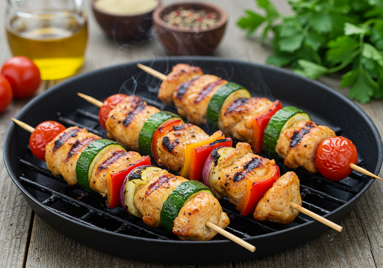 Chicken Recipes for Summer: Juicy BBQ Skewers Fresh Off the Grill
