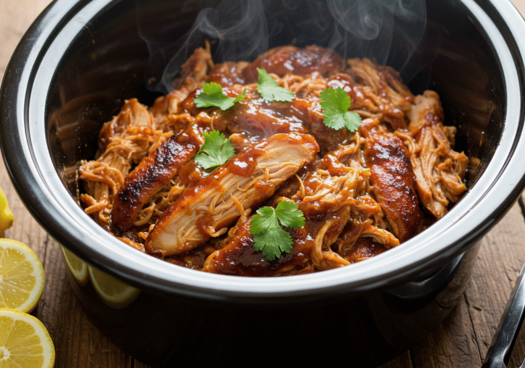 Summer Crockpot Recipes: BBQ Pulled Chicken