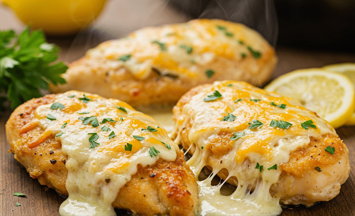 Crockpot Garlic Parm Chicken – Creamy, Cheesy Perfection