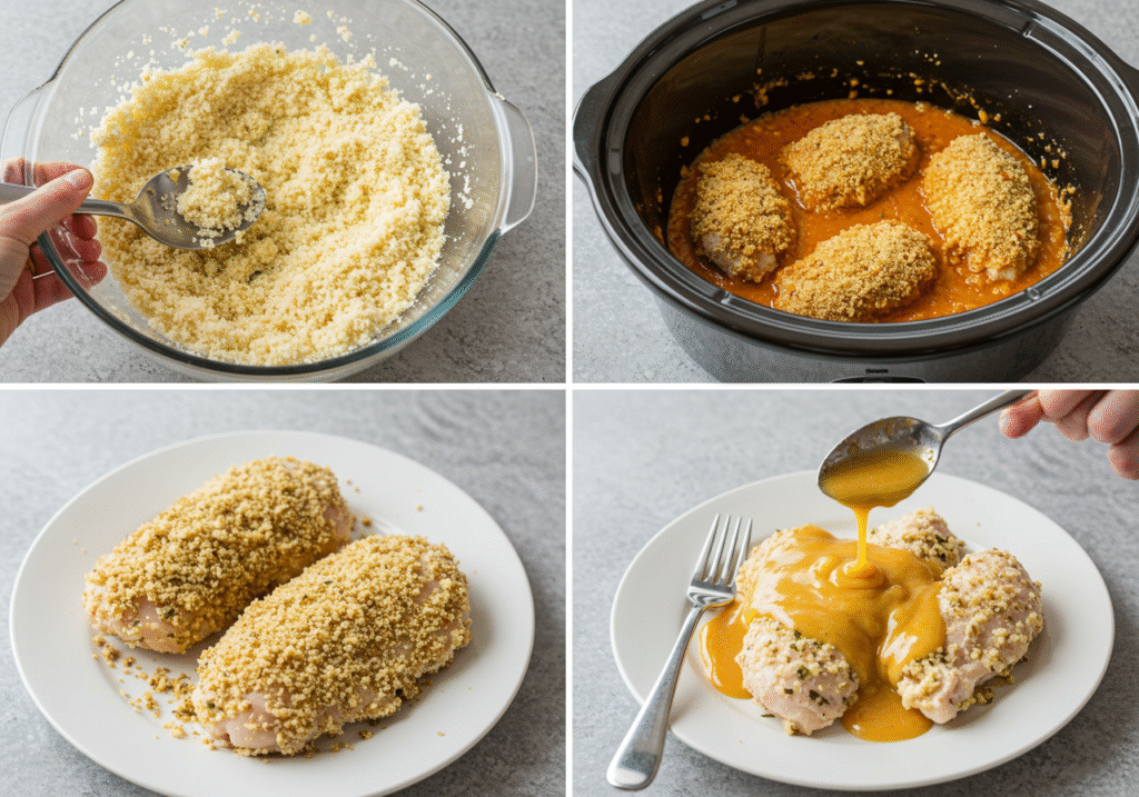 Crockpot Garlic Parm Chicken – Easy 5-Step Recipe