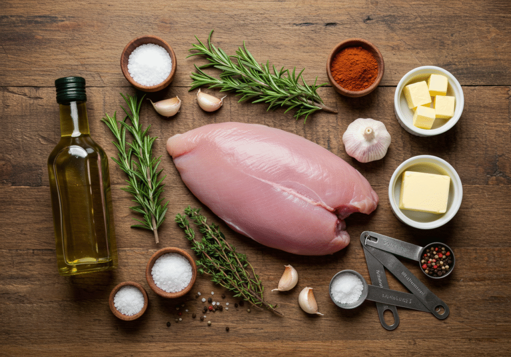 Wild turkey breast recipes: Fresh herbs, garlic & spices for flavor