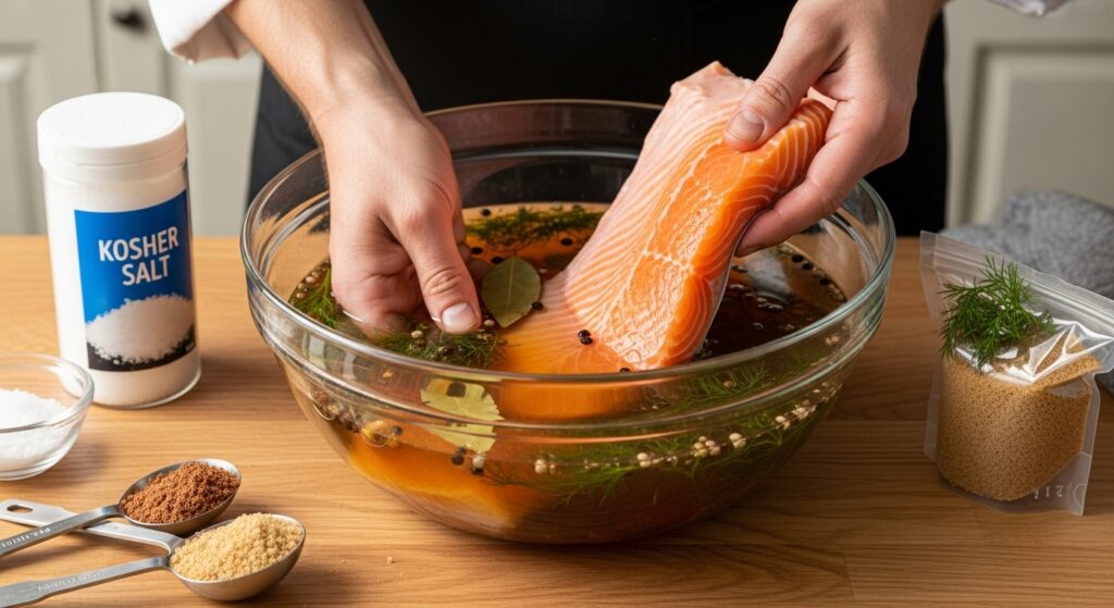Brine Recipe for Salmon Smoking: Brining Process
