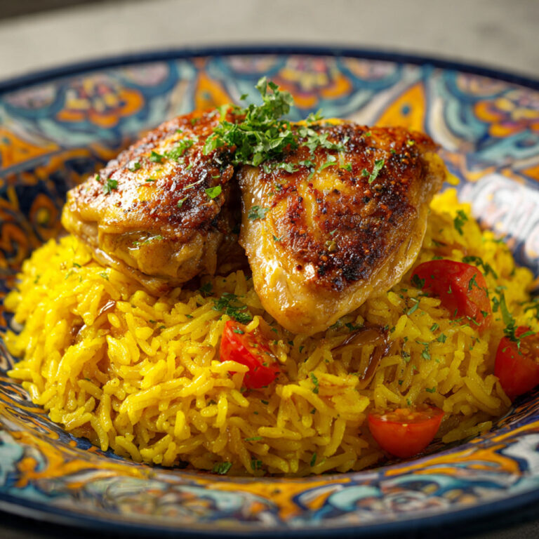 Easy Chicken and Yellow Rice Recipe – Ready in Just 30 Minutes