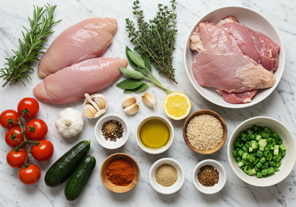 Essential Ingredients for Wild Turkey Recipes - Fresh and Flavorful Components
