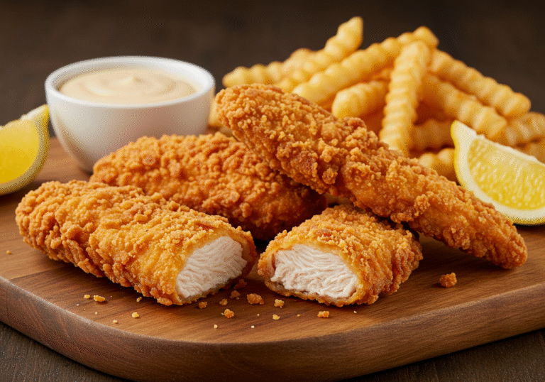 Golden Perfection - Crispy Cane's Chicken Tenders