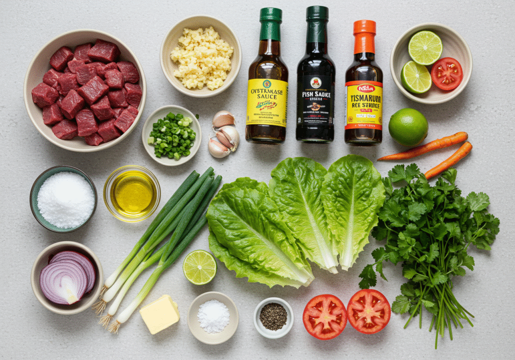 Everything You Need: Complete Ingredients for Classic Vietnamese Shaking Beef