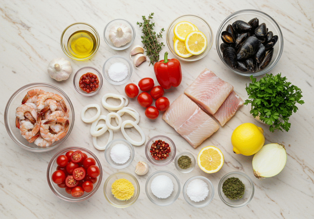 Seafood Medley RecipesIngredients List