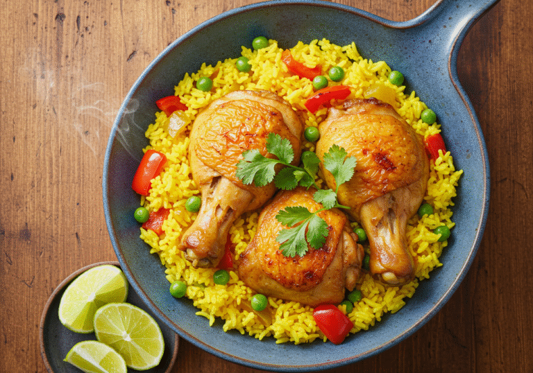 30-Minute Chicken and Yellow Rice recipe Delight