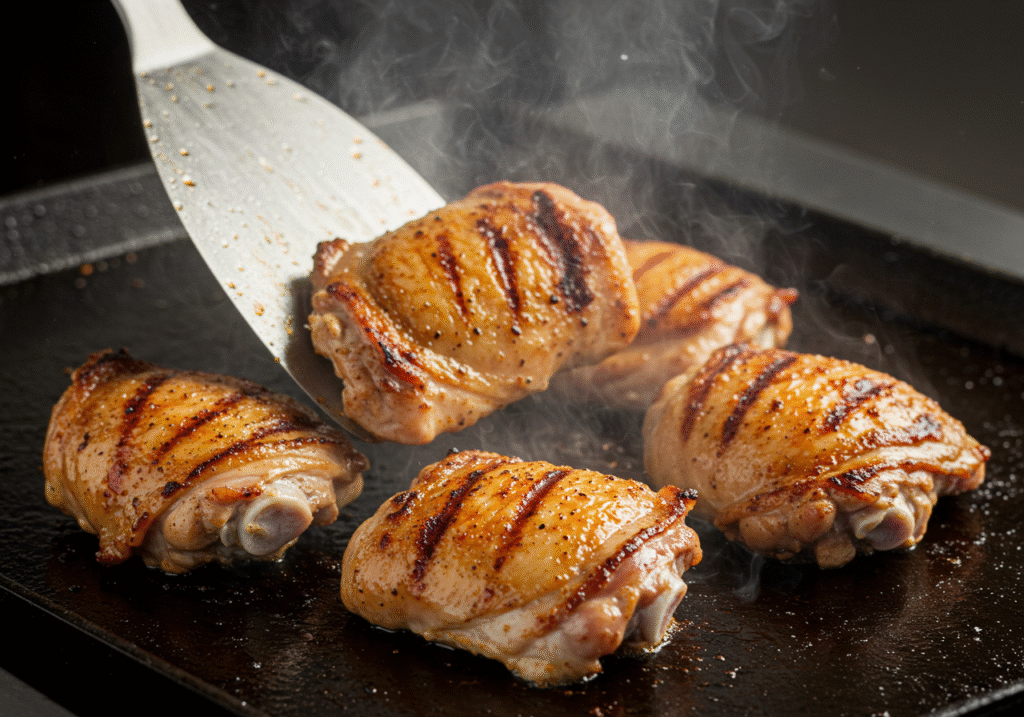 How to Cook Chicken Blackstone recipes Griddle (Step 3: Searing)