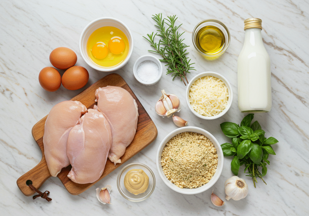 Fresh Ingredients for Perfect Baked Chicken Cutlet Recipes