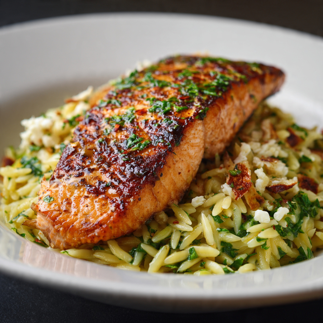 Salmon Orzo Recipe