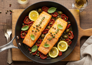 Italian Salmon Recipe: Quick 20-Minute Mediterranean Dinner