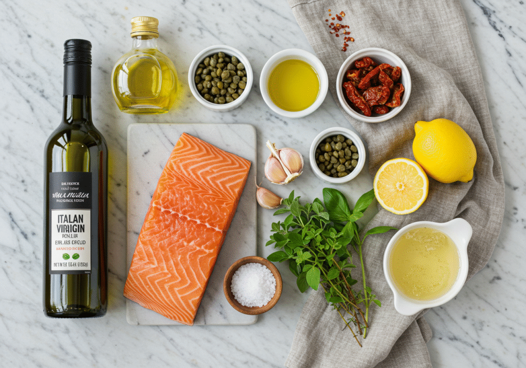 Italian Salmon Recipe Ingredients for Authentic Flavor