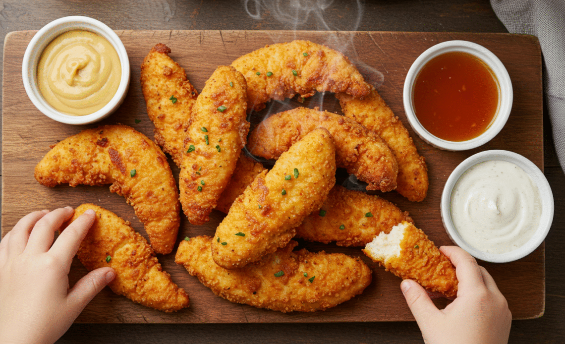 Slow Cooker Chicken Tenders – Kid-Friendly Finger Food Perfection