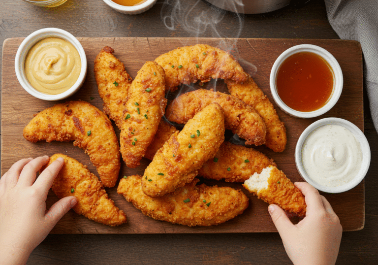 Slow Cooker Chicken Tenders – Kid-Friendly Finger Food Perfection