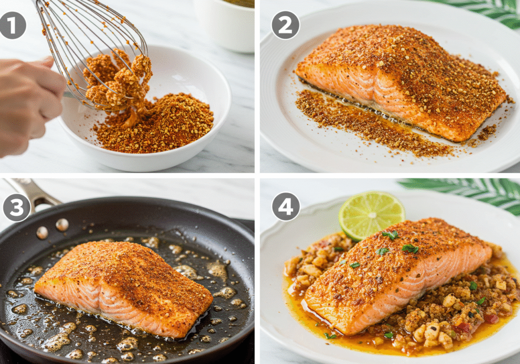 Jerk Salmon Recipe - Easy 4-Step Process