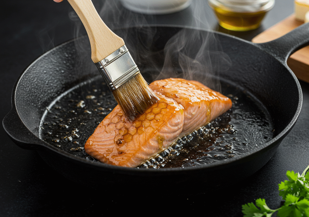 Maple Syrup Salmon Recipe Cooking Process