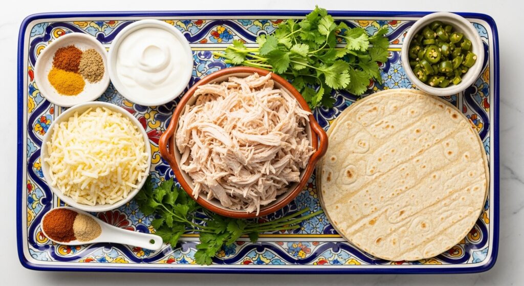 White Chicken Enchiladas Recipe - Simple Fresh Ingredients