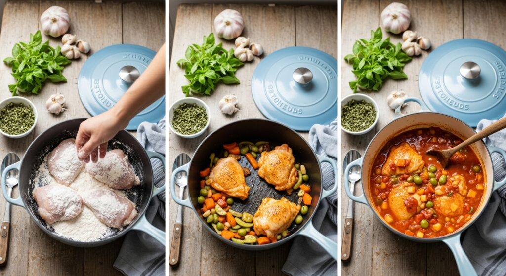 Chicken Cacciatore Recipe - Easy One-Pot Cooking Method