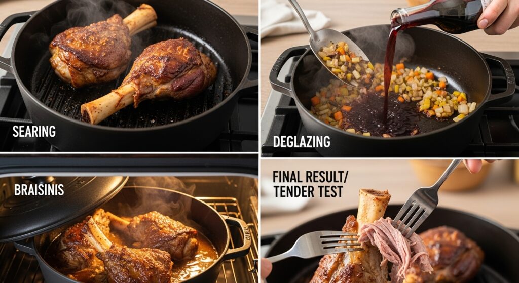 Mastering the Braise: 4 Key Steps to Perfect Lamb Shanks