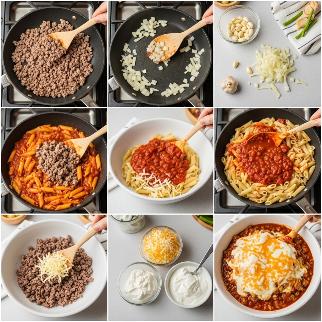 Hamburger Meat Recipes Cooking Steps