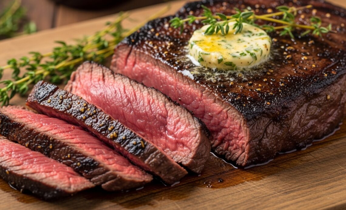 Flat Iron Steak - Perfectly Juicy with Caramelized Crust