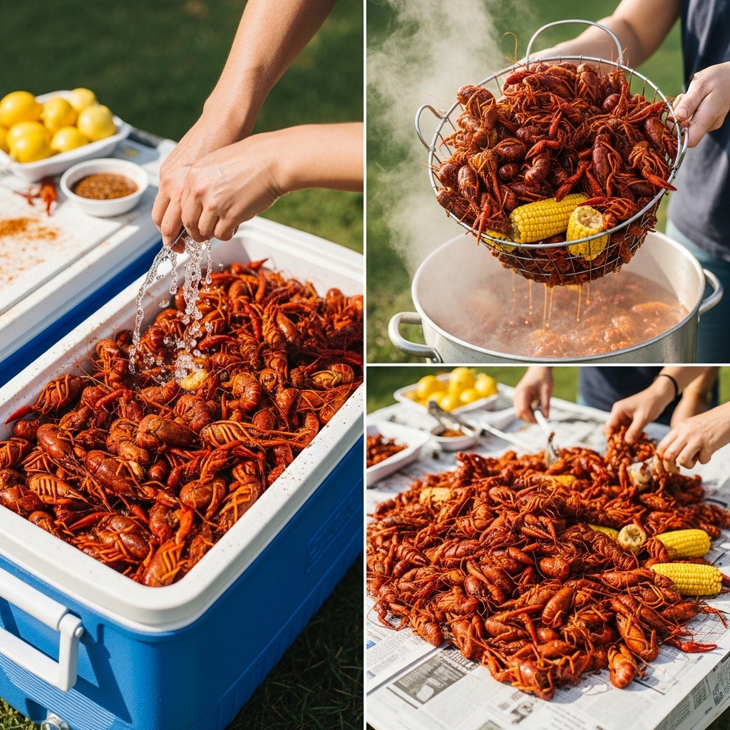 Crawfish Boil: From Prep to Plate in One Visual Guide