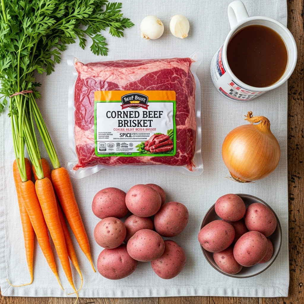 Corned Beef Brisket: Fresh Ingredients for the Slow Cooker