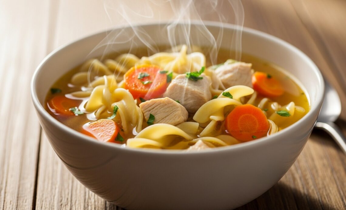 Chicken Noodle Soup: The Ultimate Comfort Bowl Close-up