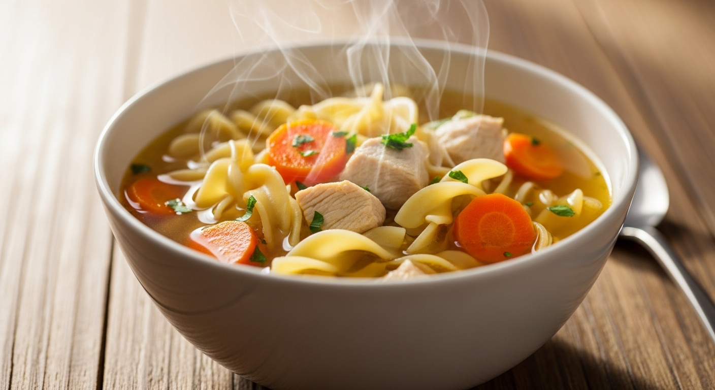 Chicken Noodle Soup: The Ultimate Comfort Bowl Close-up