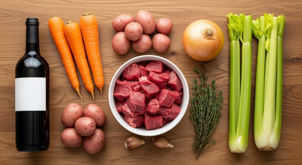Beef Stew Recipe: Gather Your Ingredients