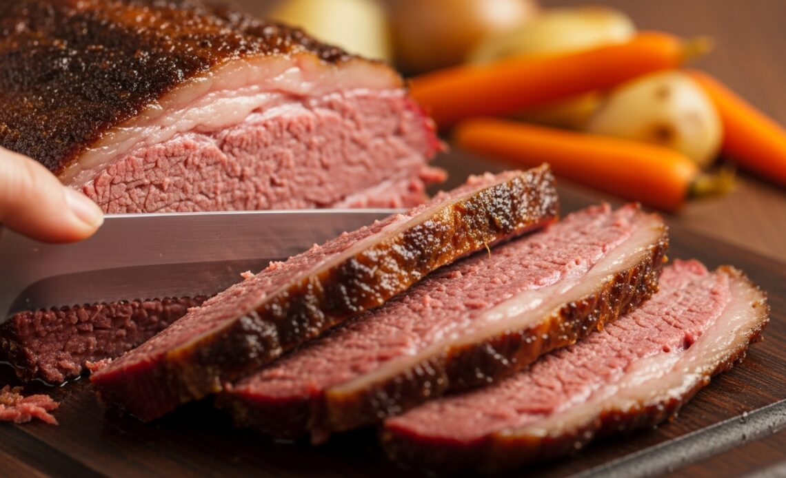 Corned Beef Brisket: The Sliced, Perfect Final Dish