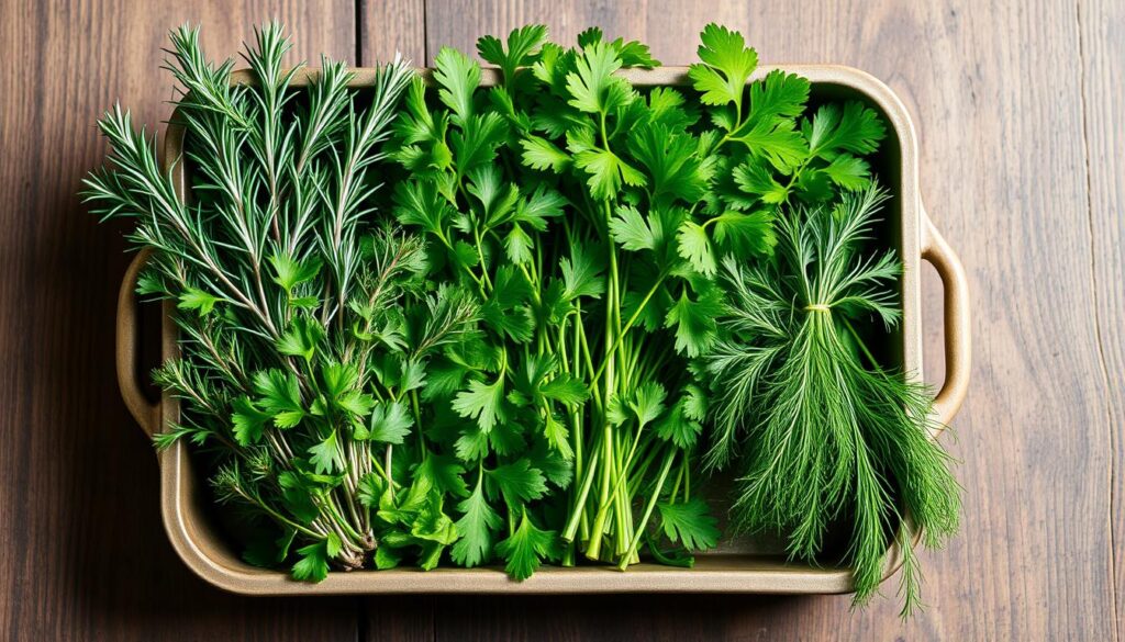 Fresh Herbs for Seafood Chowder