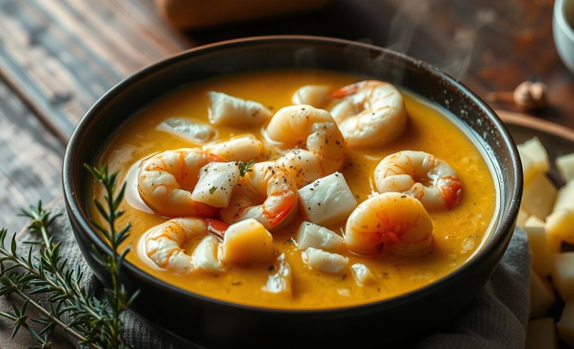 Seafood chowder recipe