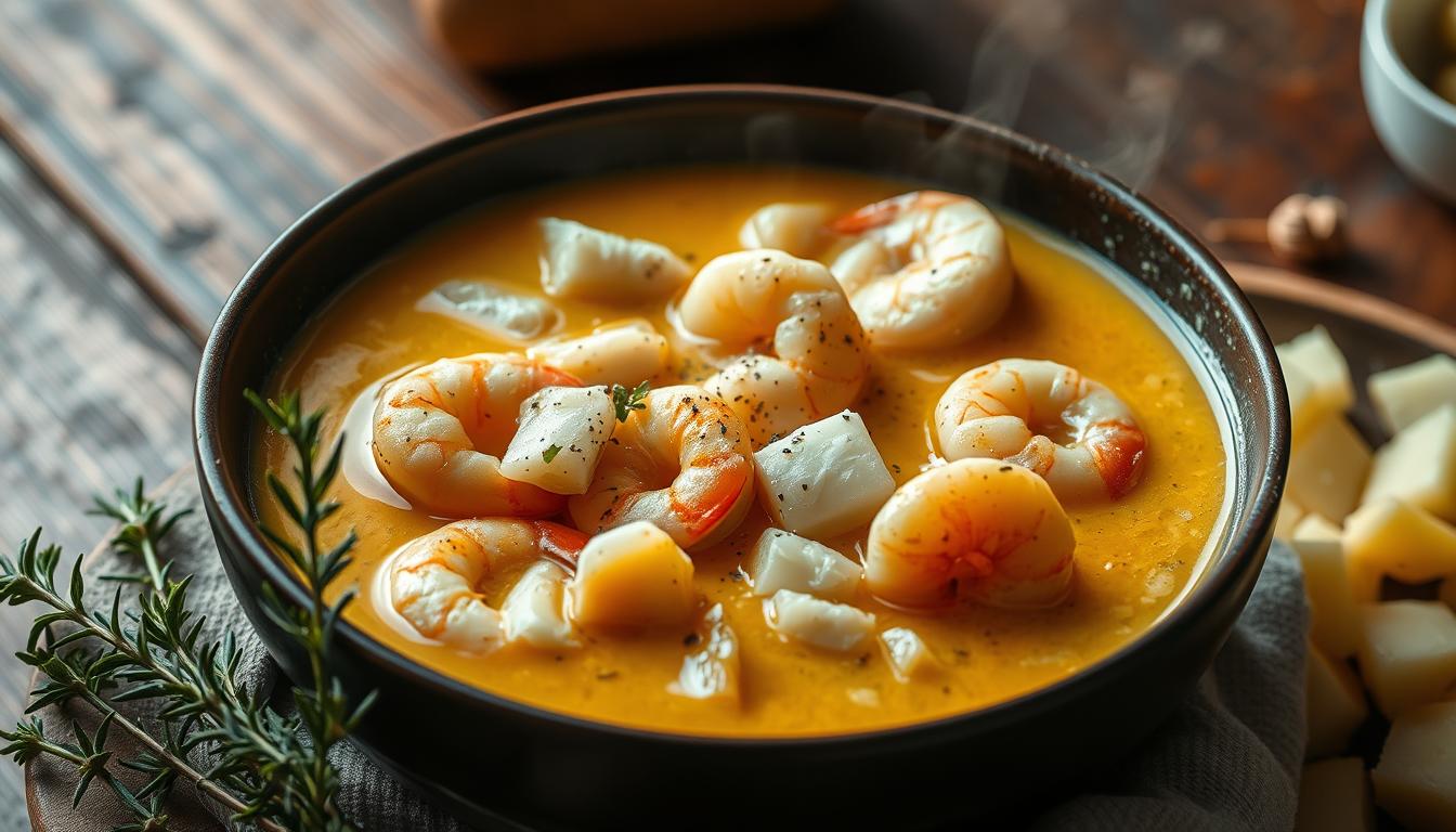 Seafood chowder recipe