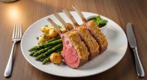 grilling lamb rack