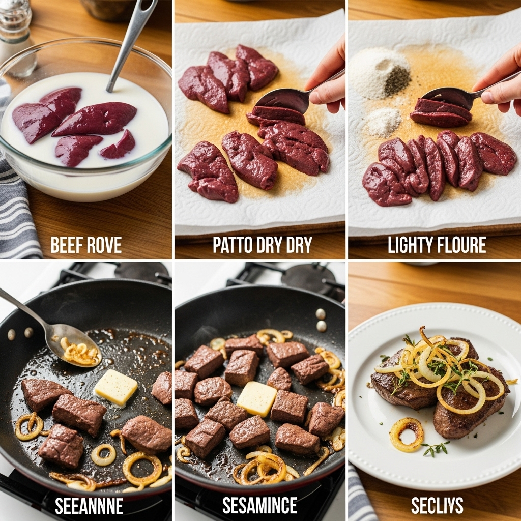 Beef Liver Recipe Steps