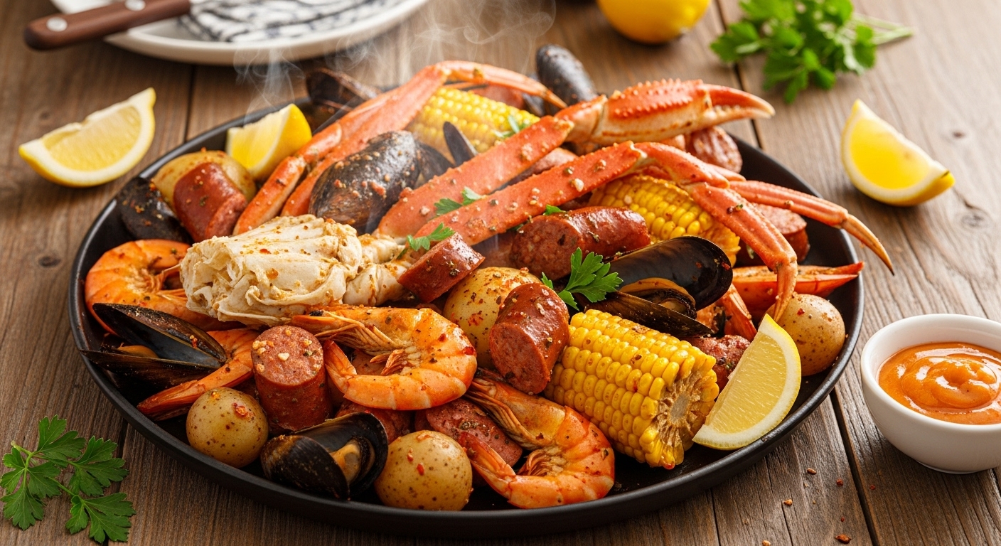 Seafood Cajun Boil Recipe
