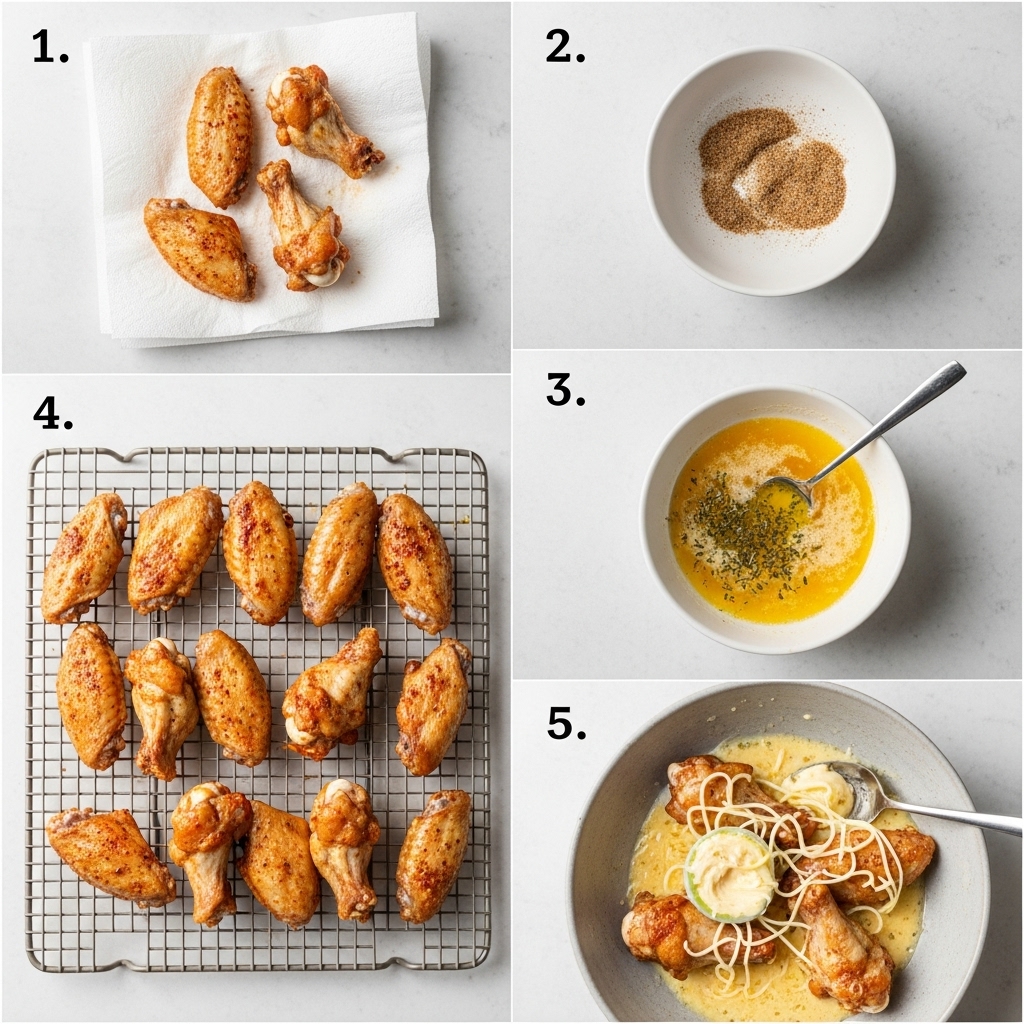 Cowboy Butter Chicken Wings Recipe Step-by-Step
