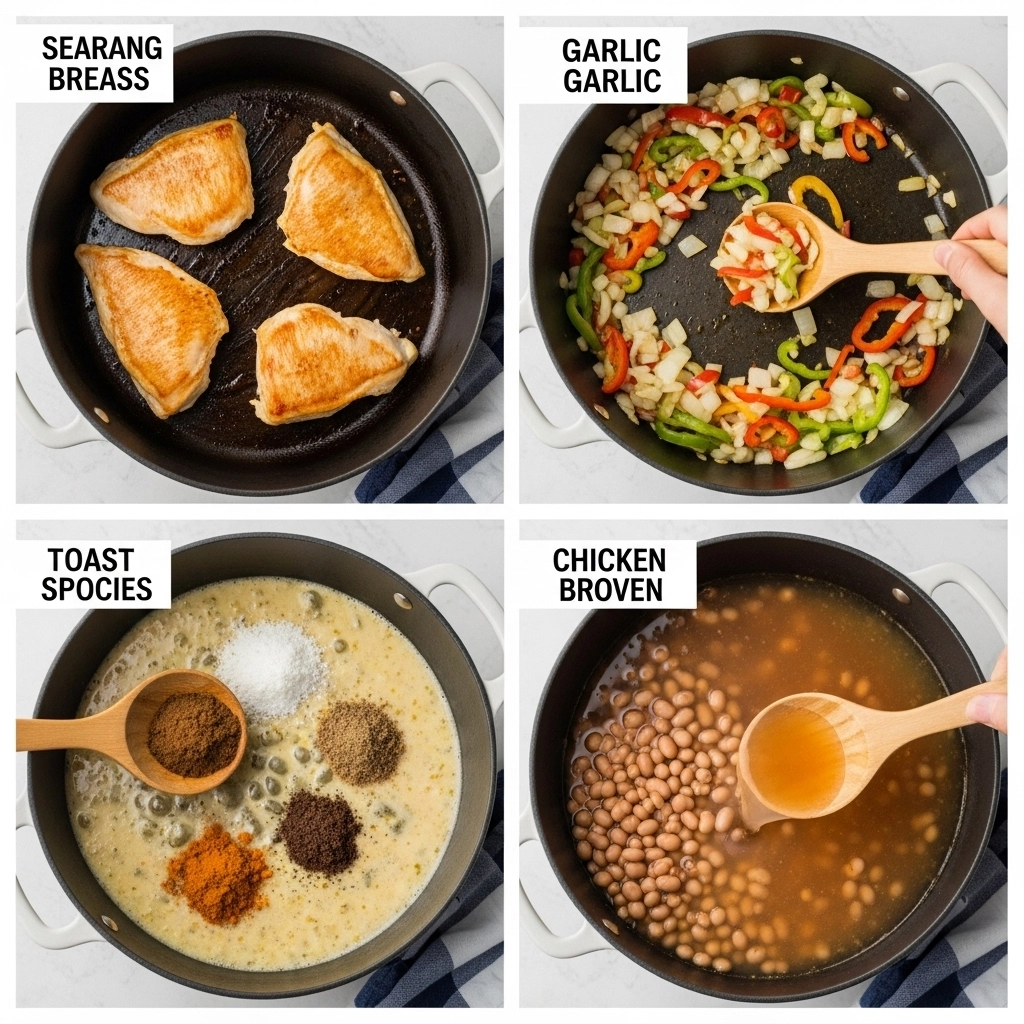 How to Make White Chicken Chili Recipe Step by Step
