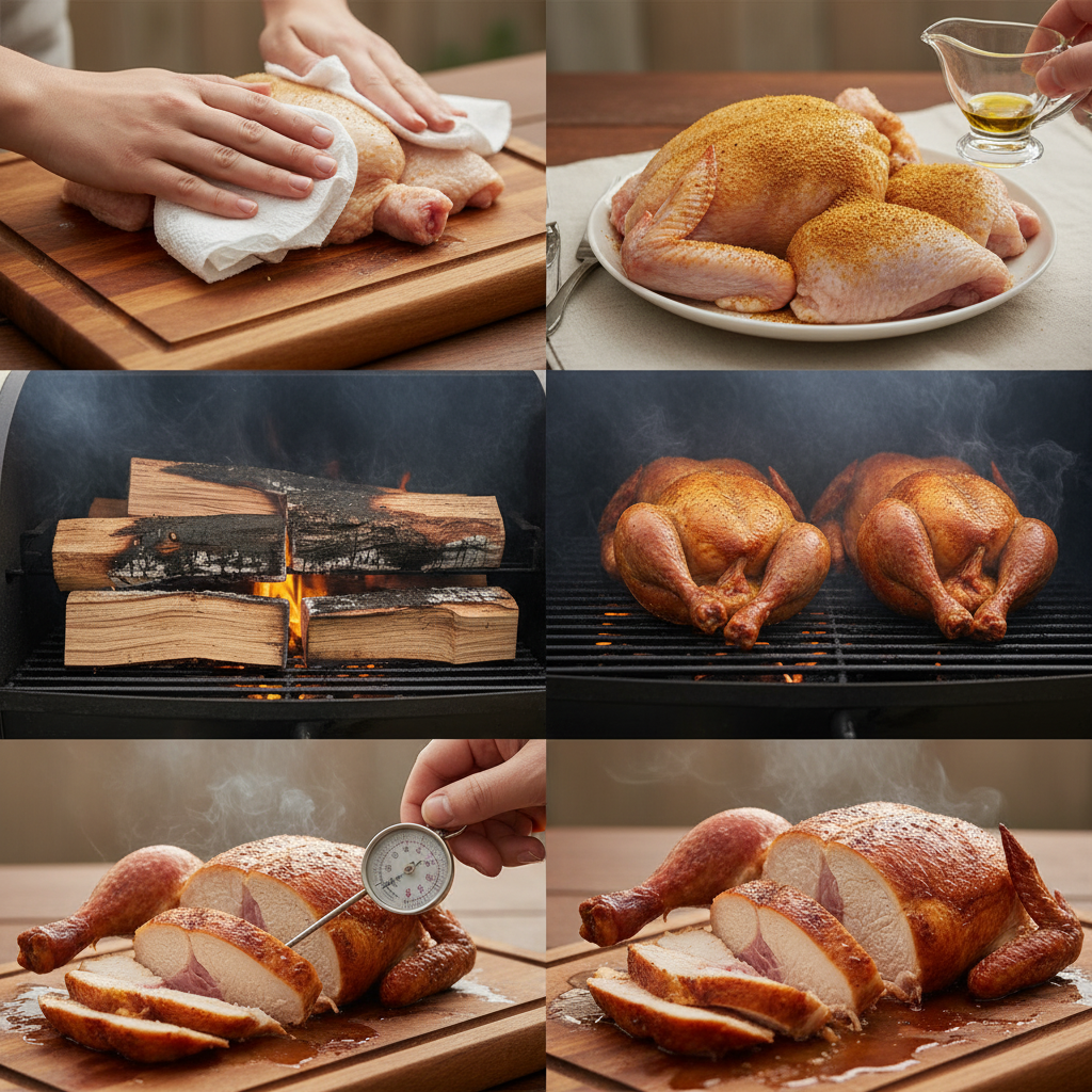 Smoked Chicken Steps